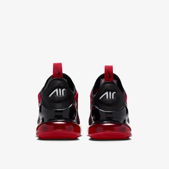 Girls Nike Air Max 270 Red Sneakers made with Swarovski Crystals Custom - Picture 5 of 5